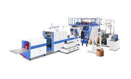 NEW Fully Automatic Shopping Paper Bag Making Machine